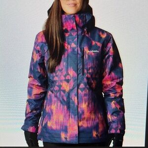 Columbia Whirlibird IV Interchange Hooded 3-in-1 Jacket Navy size Medium